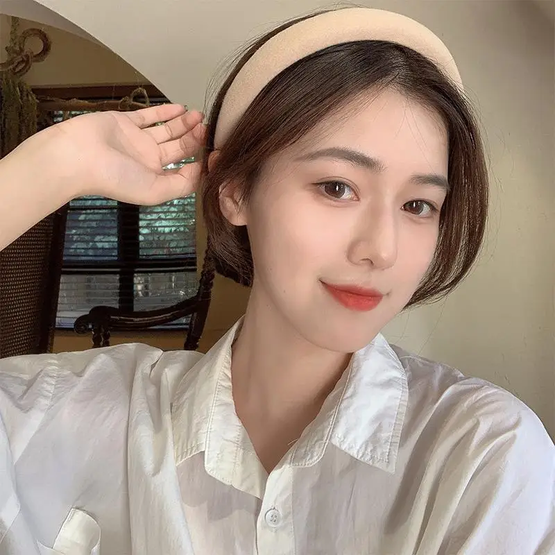 Women's White Embroidered Face Wash Headband 2025 - Image 16