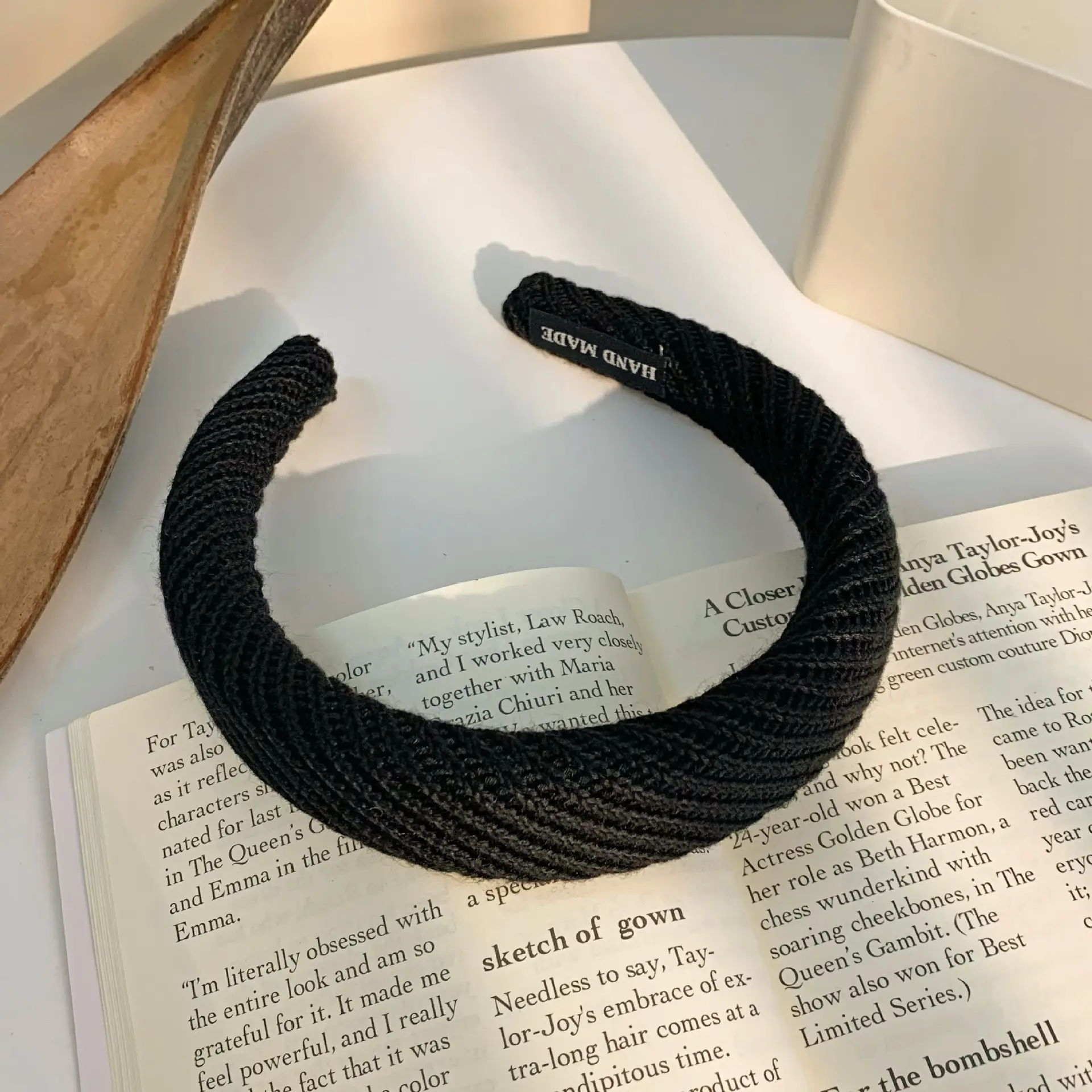 Women's White Embroidered Face Wash Headband 2025 - Image 19