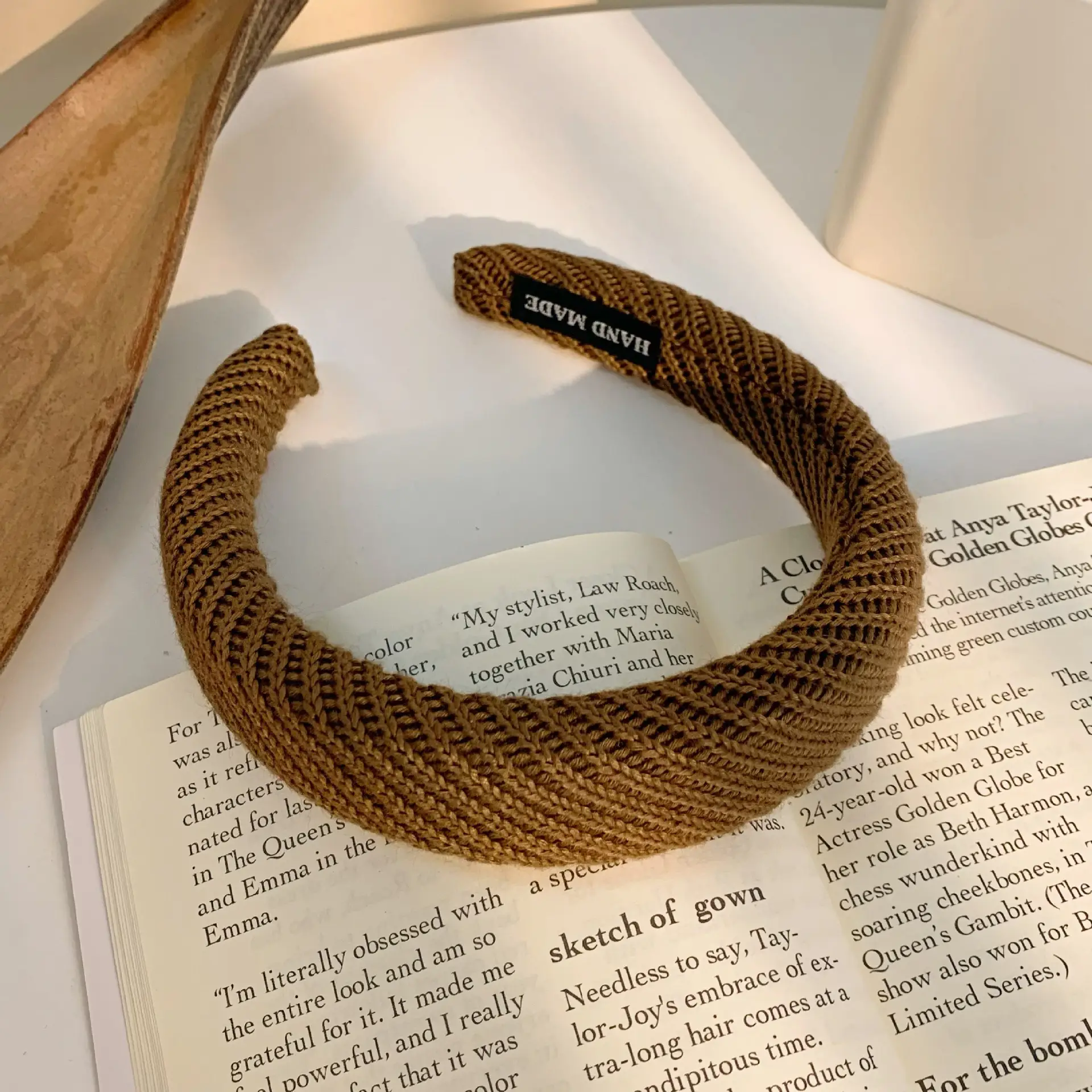 Women's White Embroidered Face Wash Headband 2025 - Image 25