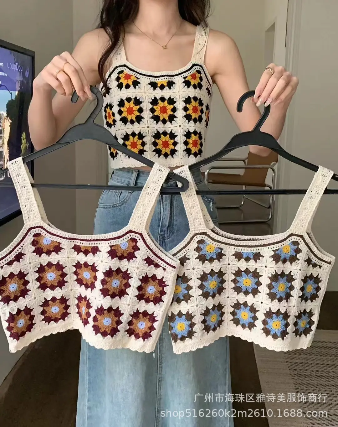 New Arrival Knitted Sleeveless Camisole Women Summer Top