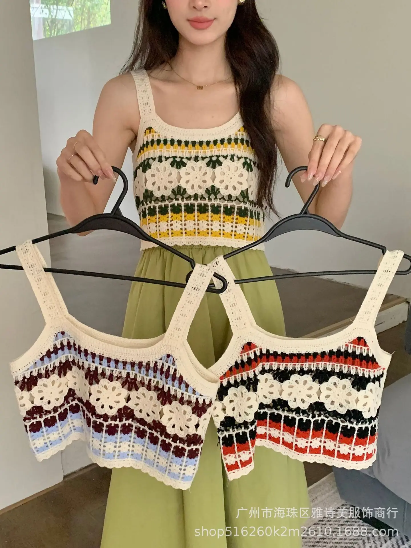 New Arrival Knitted Sleeveless Camisole Women Summer Top