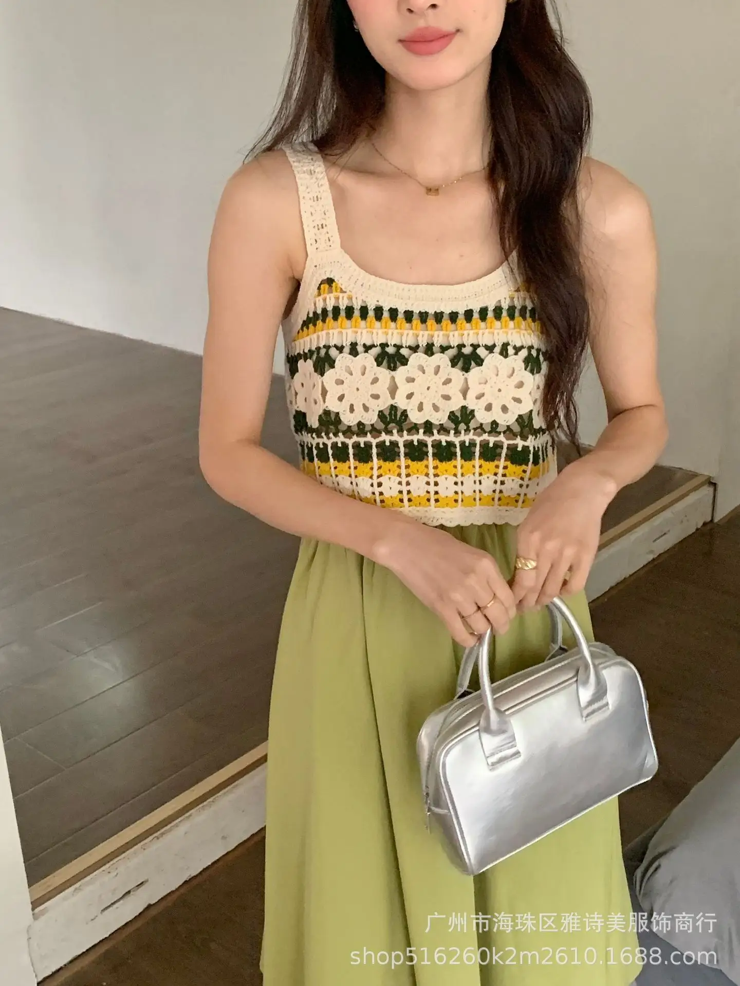 New Arrival Knitted Sleeveless Camisole Women Summer Top