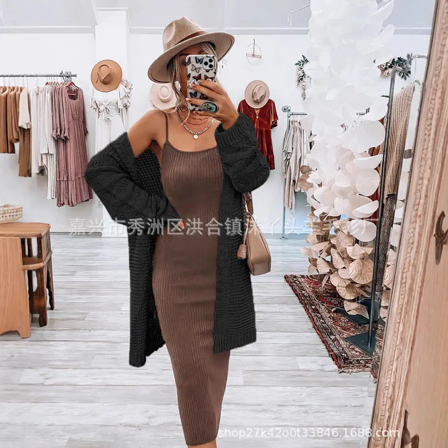 European American Knitwear Women Cardigan Long Sweater - Image 12