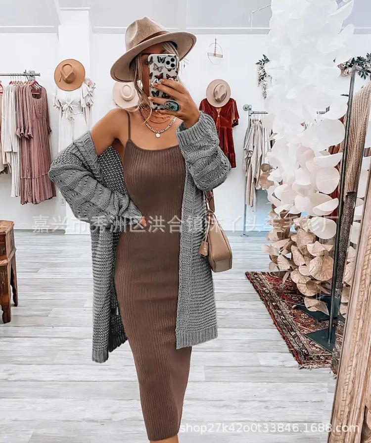 European American Knitwear Women Cardigan Long Sweater - Image 2