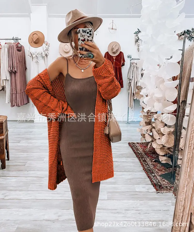 European American Knitwear Women Cardigan Long Sweater - Image 3