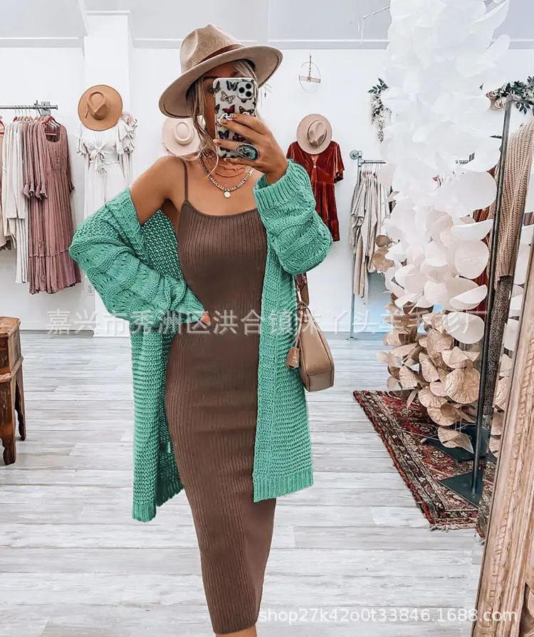 European American Knitwear Women Cardigan Long Sweater - Image 7