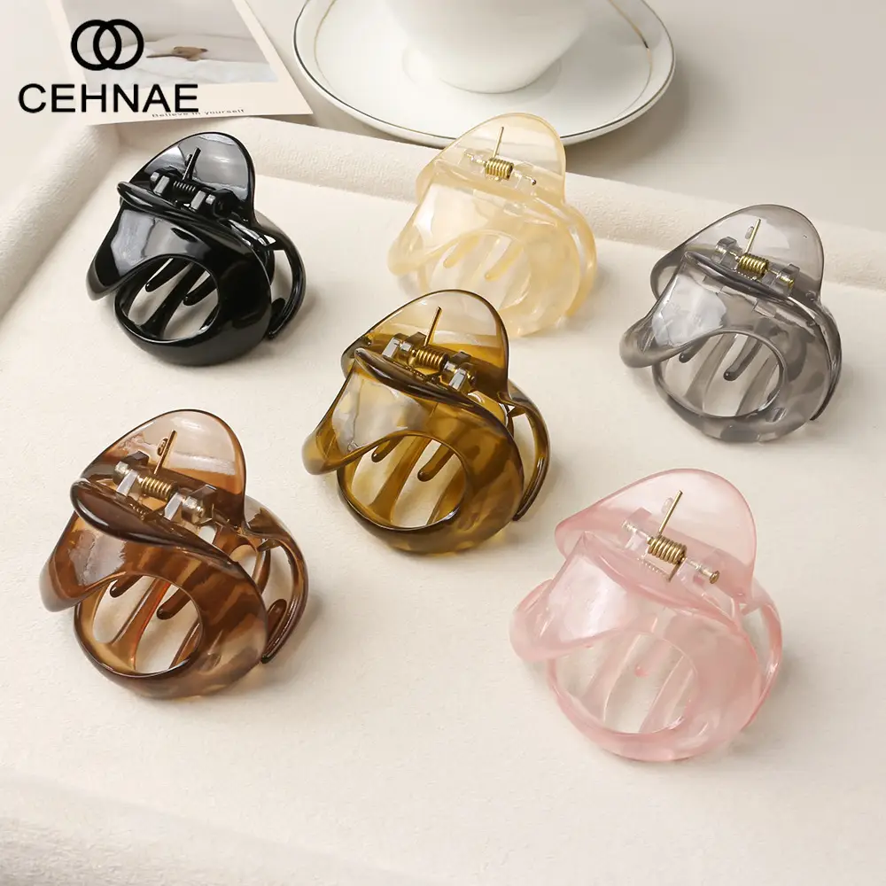 New Hollow Grip Clip Matte Texture Large Hair Clip - Image 36