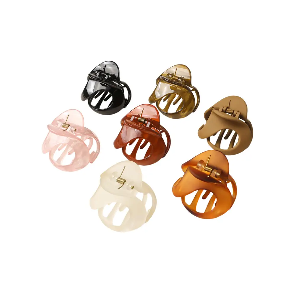 New Hollow Grip Clip Matte Texture Large Hair Clip - Image 39