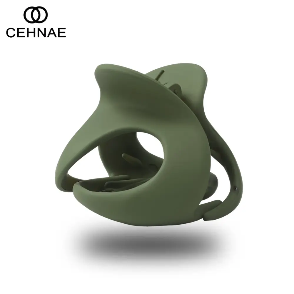 New Hollow Grip Clip Matte Texture Large Hair Clip - Image 10