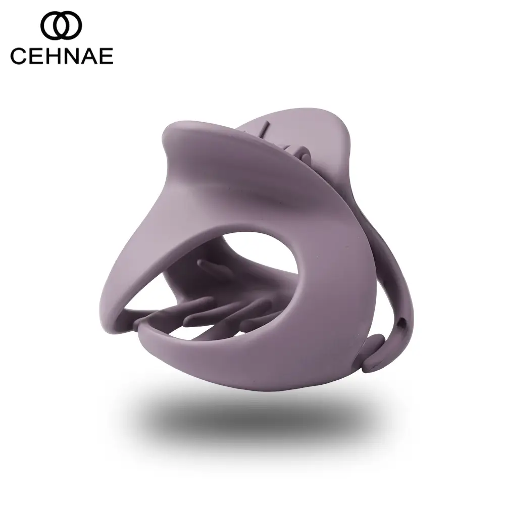New Hollow Grip Clip Matte Texture Large Hair Clip - Image 11