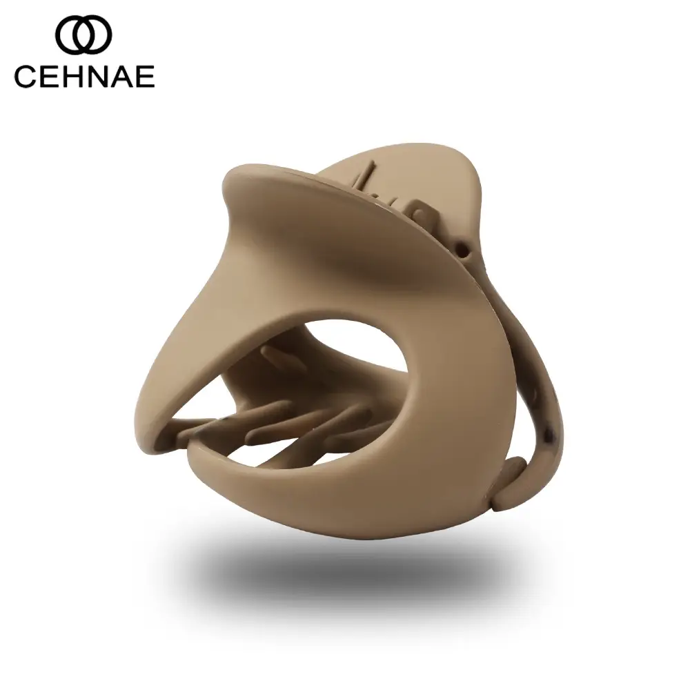 New Hollow Grip Clip Matte Texture Large Hair Clip - Image 12