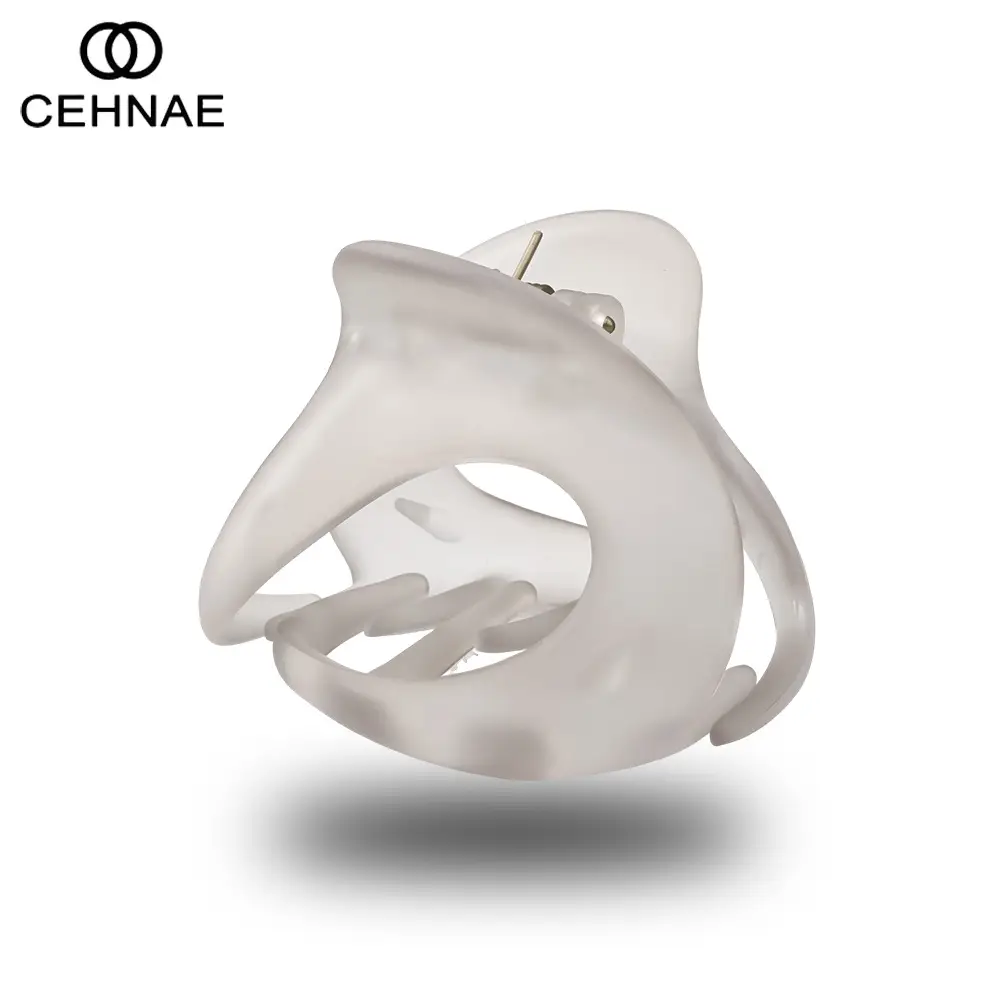 New Hollow Grip Clip Matte Texture Large Hair Clip - Image 20