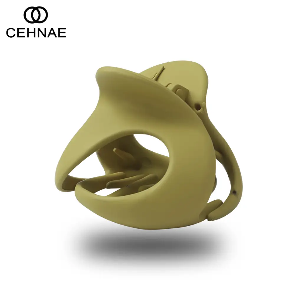 New Hollow Grip Clip Matte Texture Large Hair Clip - Image 24
