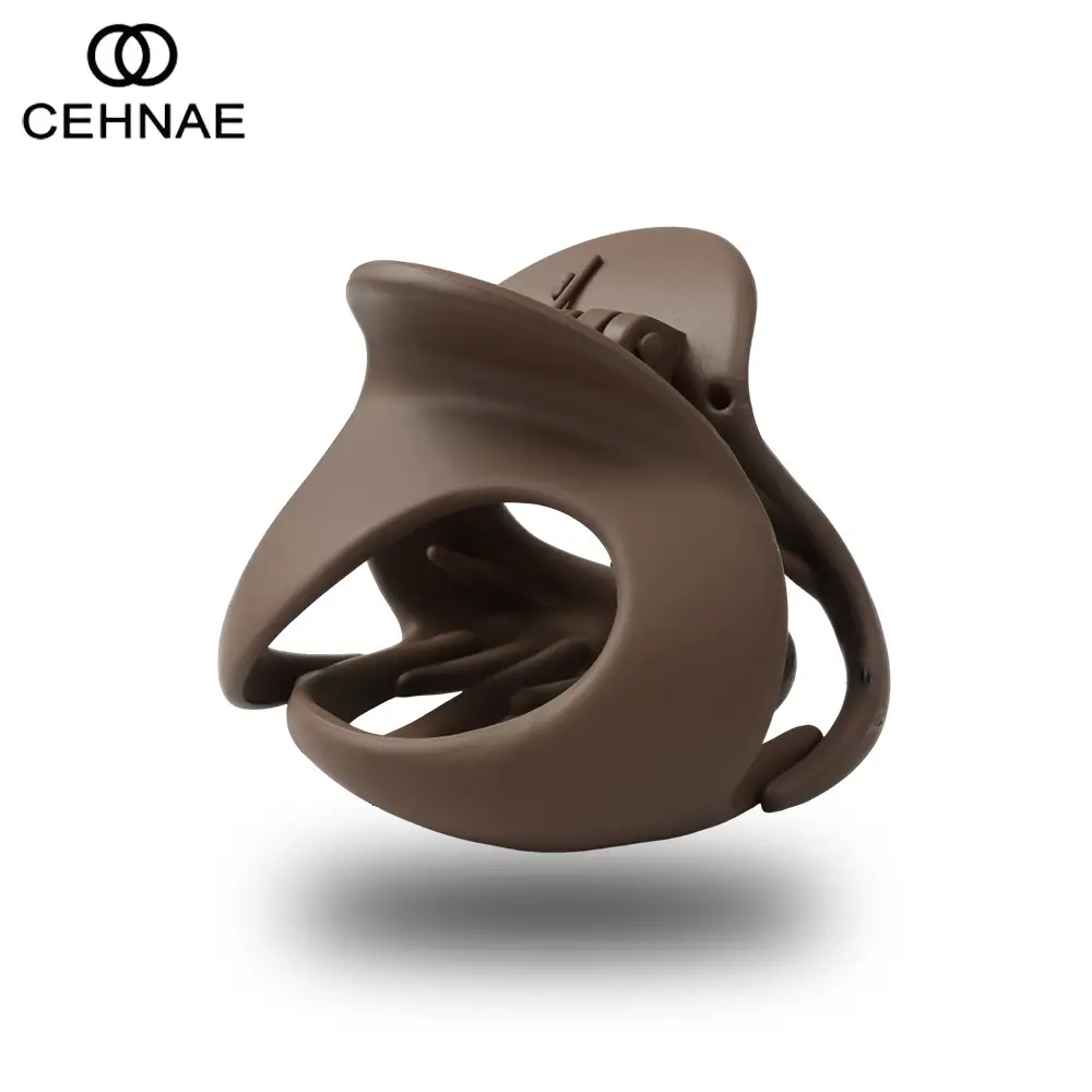 New Hollow Grip Clip Matte Texture Large Hair Clip - Image 26