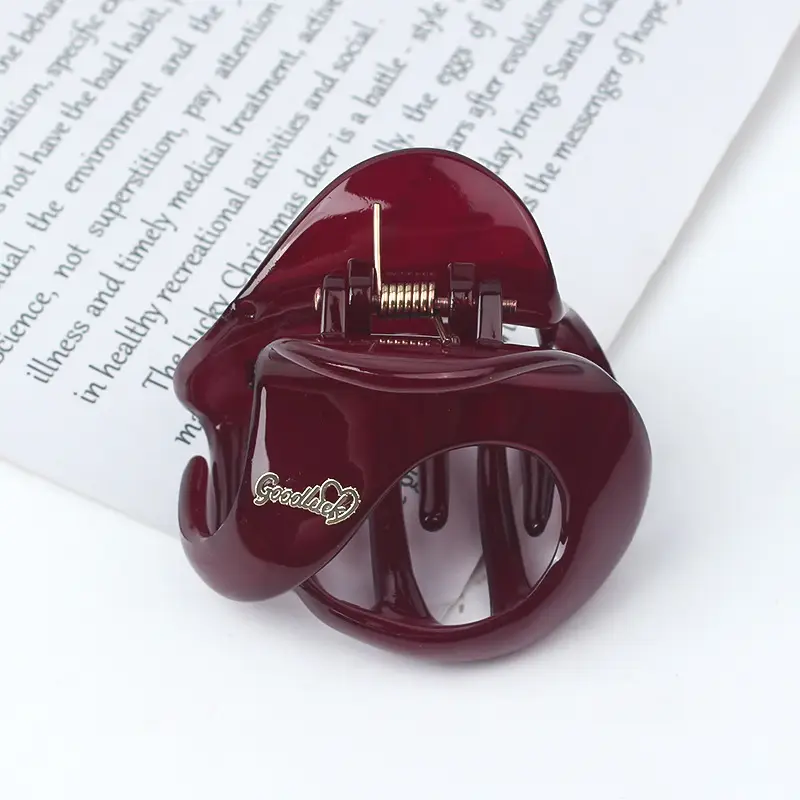 New Hollow Grip Clip Matte Texture Large Hair Clip - Image 31