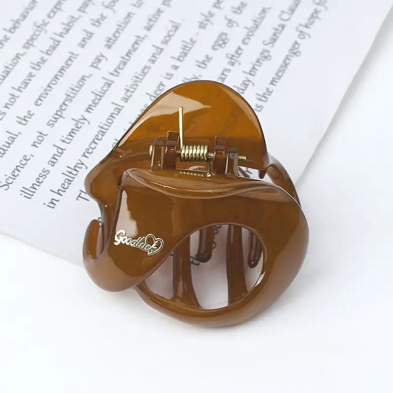 New Hollow Grip Clip Matte Texture Large Hair Clip - Image 33