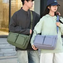 New backpack men and women with ins tide cool casual simple large capacity junior high school Senior high school bag a generation of hair — feature 15