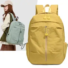 New backpack men and women with ins tide cool casual simple large capacity junior high school Senior high school bag a generation of hair — feature 16