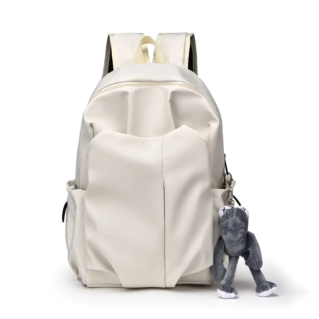 New backpack men and women with ins tide cool casual simple large capacity junior high school Senior high school bag a generation of hair - Image 4