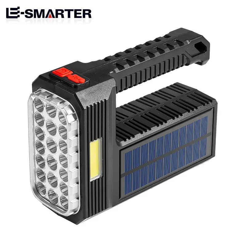 Solar Rechargeable Multi-LED Flashlight for Outdoor Use - Image 2
