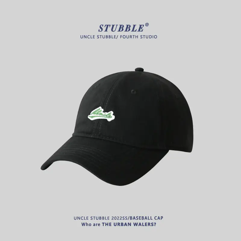 Men's Black Stubble Crocodile Cap with Sunshade - Image 10