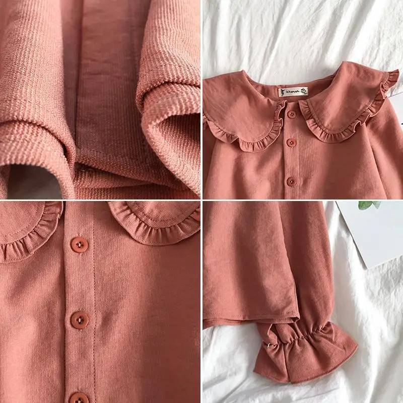 New Autumn Collar White Salt Shirt Women's Long Sleeve - Image 8
