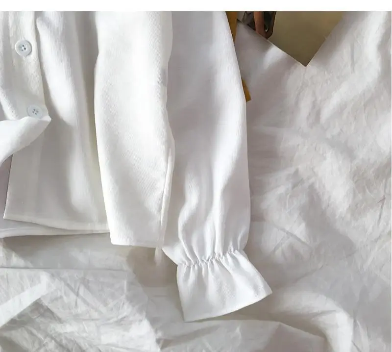 New Autumn Collar White Salt Shirt Women's Long Sleeve — feature 13