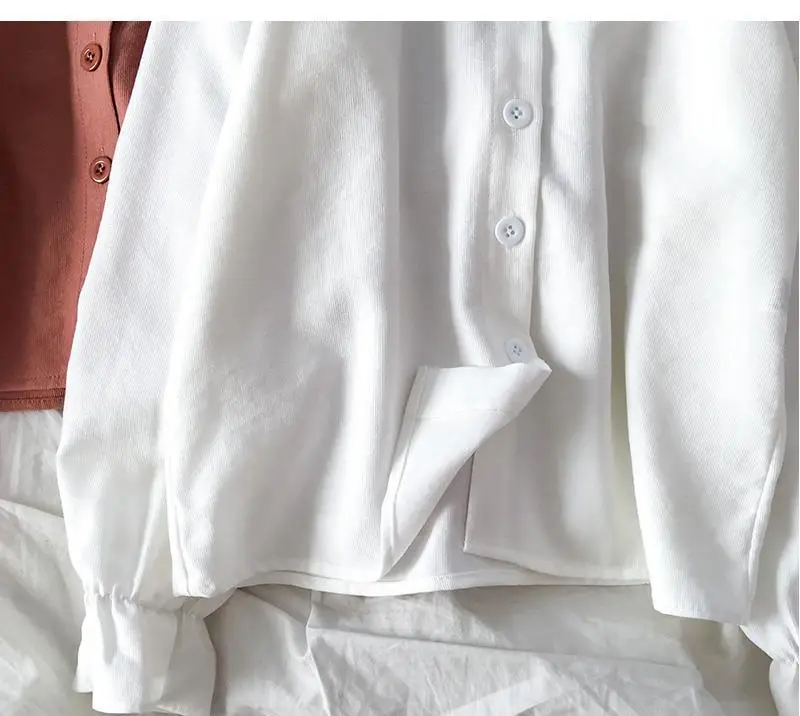 New Autumn Collar White Salt Shirt Women's Long Sleeve — feature 14