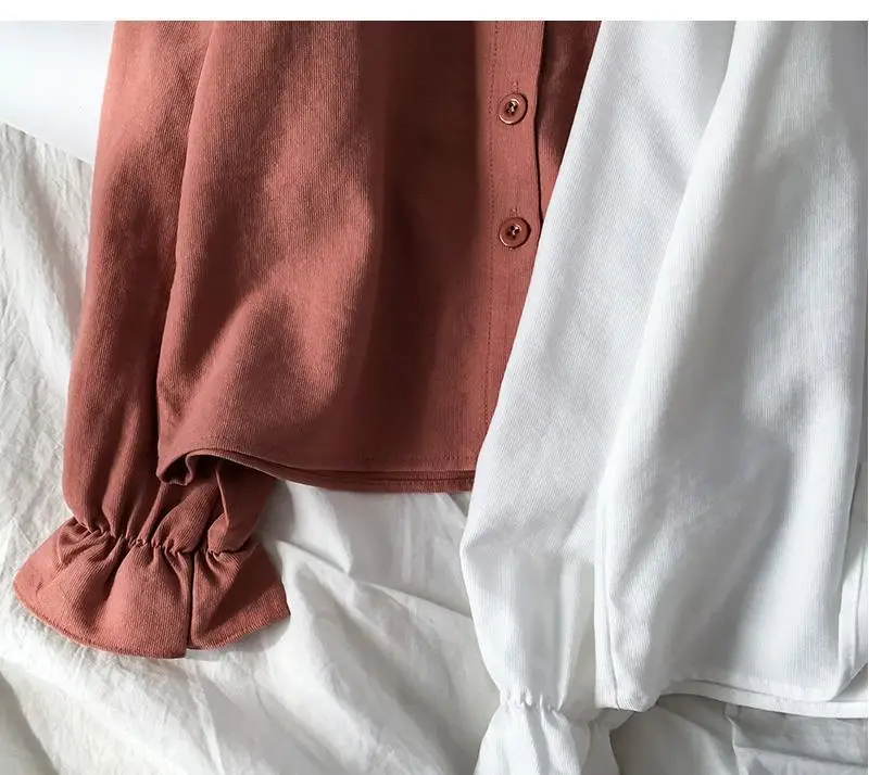 New Autumn Collar White Salt Shirt Women's Long Sleeve — feature 15