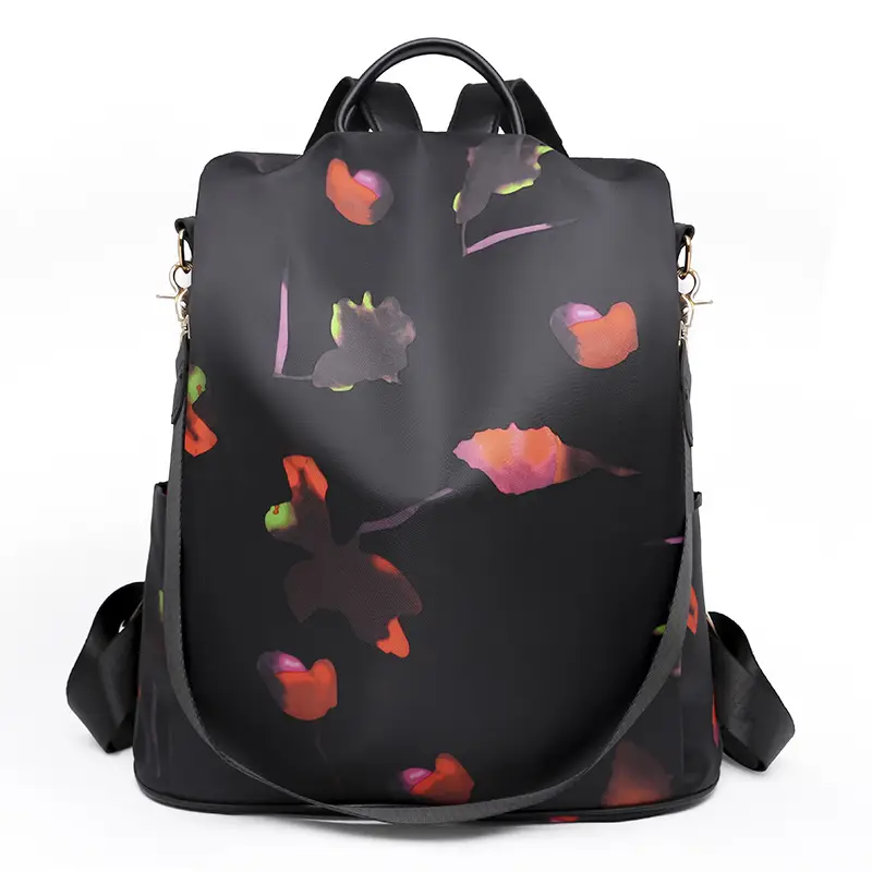Fashion Printed Oxford Backpack Large Capacity Single Strap - Image 3