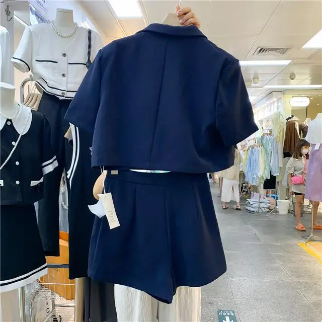 Women Business Suit 2026 Summer Thin Shorts Set - Image 3