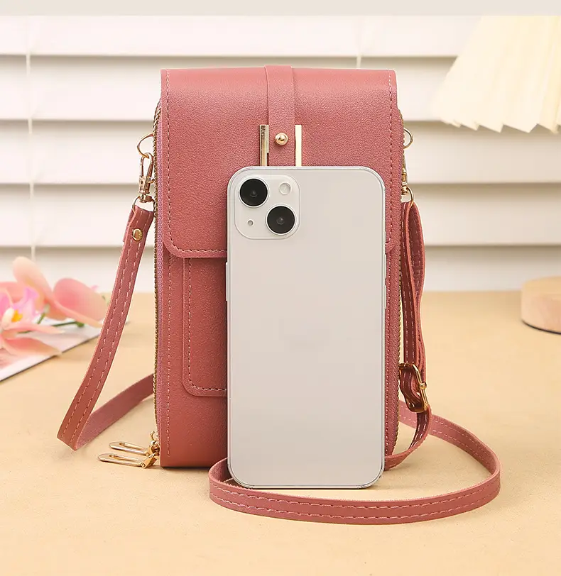 Blue Touch Screen Mobile Phone Crossbody Bag for Women — feature 13