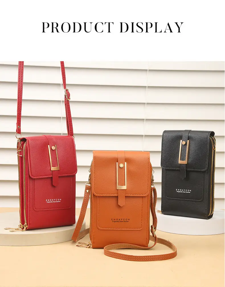 Blue Touch Screen Mobile Phone Crossbody Bag for Women — feature 15