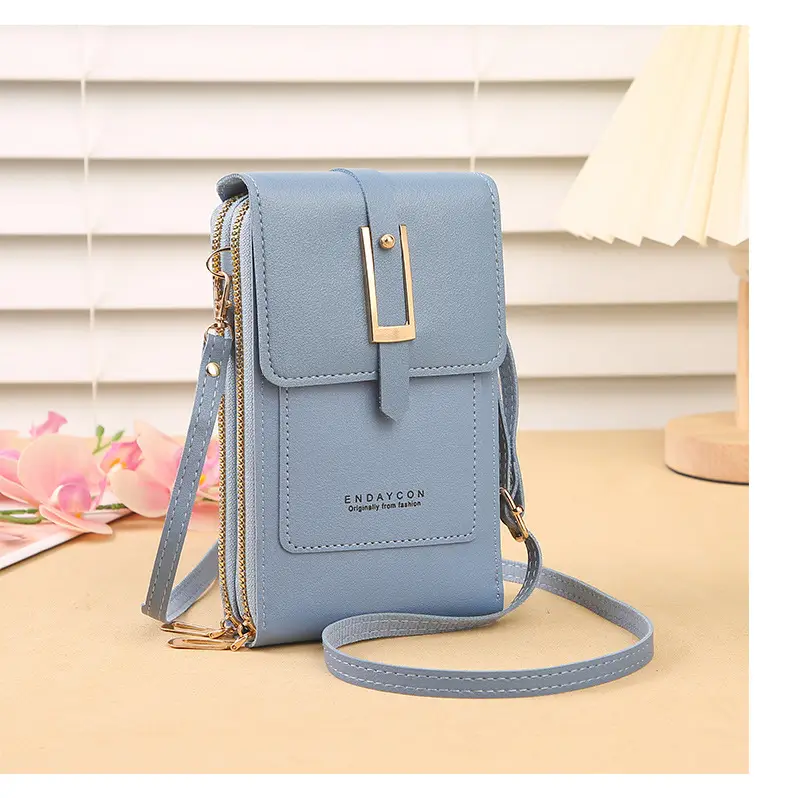 Blue Touch Screen Mobile Phone Crossbody Bag for Women — feature 17