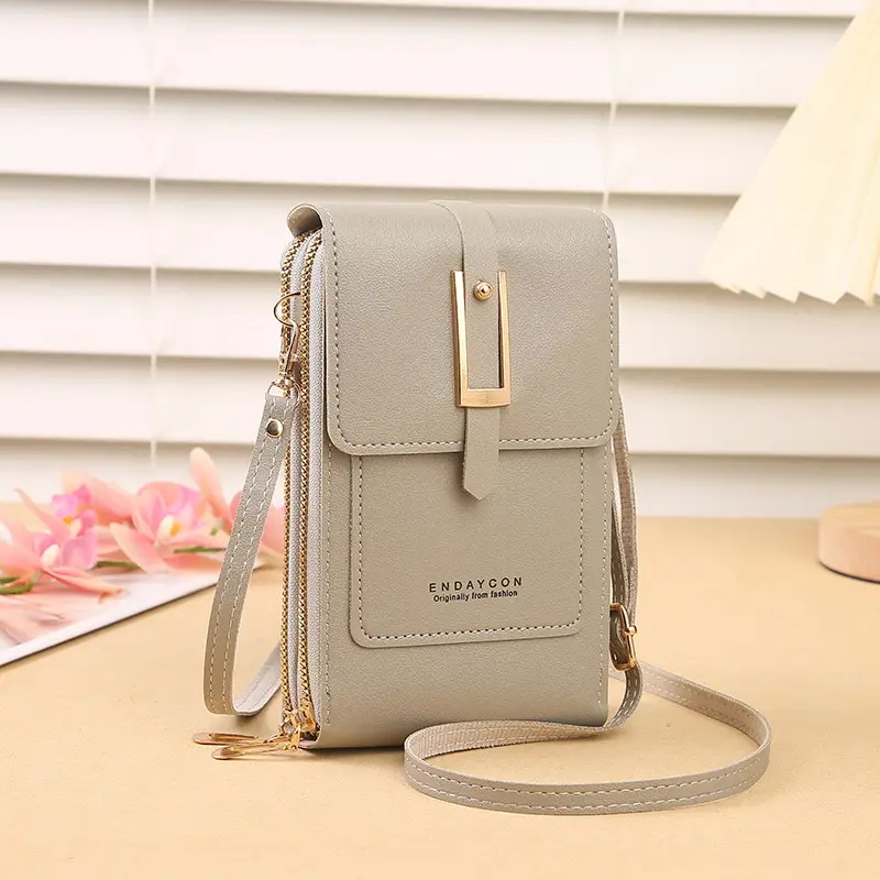 Blue Touch Screen Mobile Phone Crossbody Bag for Women - Image 6