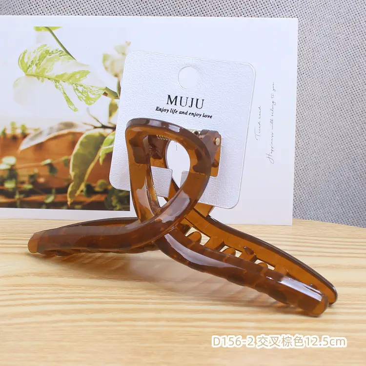 Jelly Hairpin Shark Clip for Women Large Size