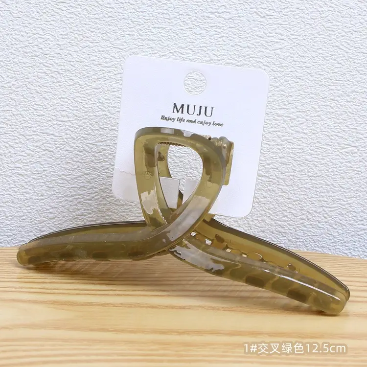 Jelly Hairpin Shark Clip for Women Large Size