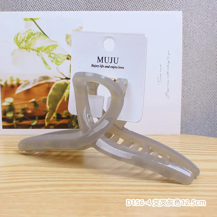 Jelly Hairpin Shark Clip for Women Large Size