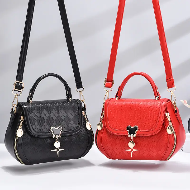 Women's Beige Embroidered Shoulder Bag with Pearl Clasp - Image 11