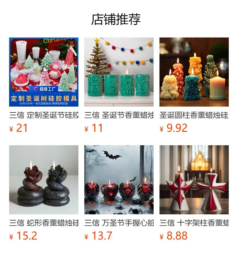 Sanxin Round Flower Mooncake Silicone Mold Set — feature 1