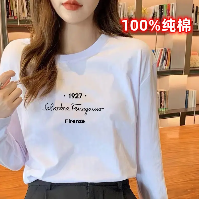 2026 Women Loose Cotton Top White Long Sleeve - Image 38