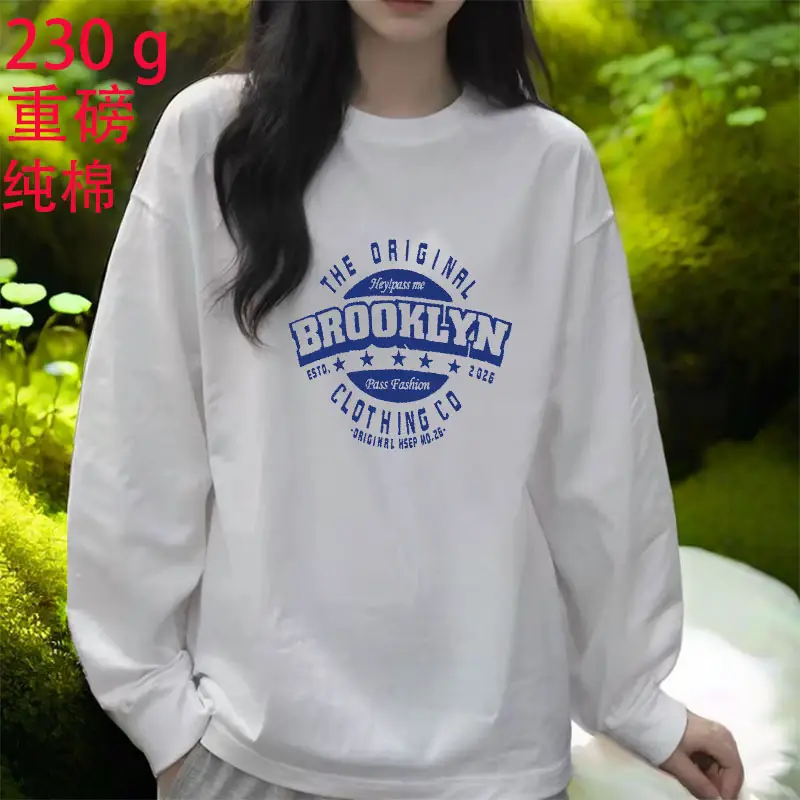 2026 Women Loose Cotton Top White Long Sleeve - Image 23