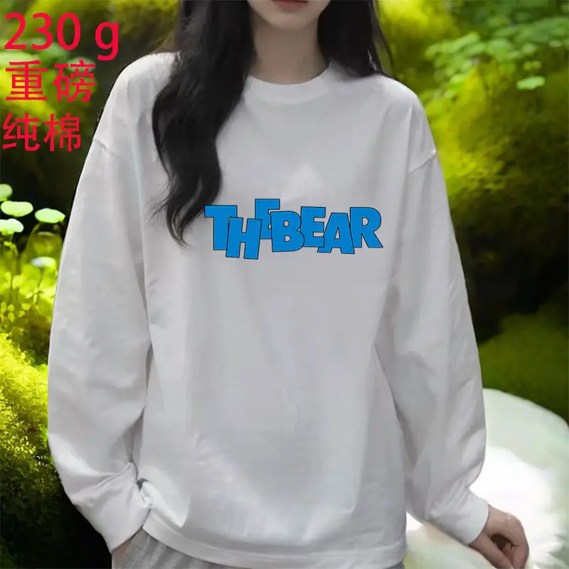 2026 Women Loose Cotton Top White Long Sleeve - Image 26