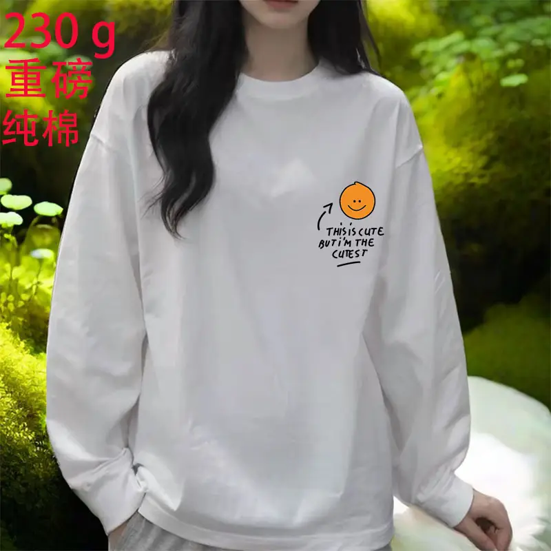 2026 Women Loose Cotton Top White Long Sleeve - Image 27