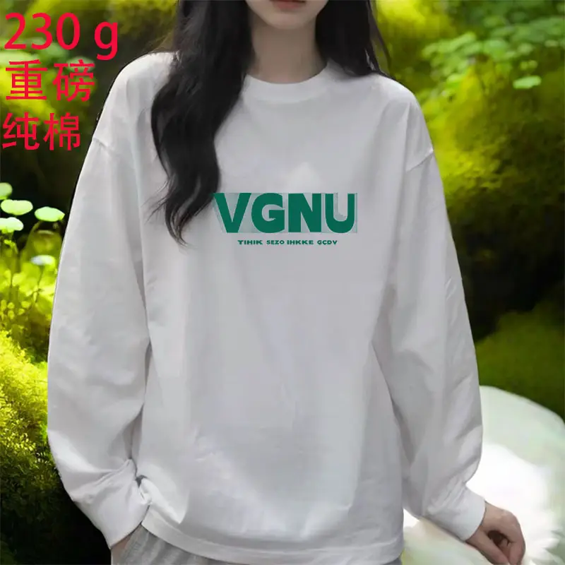 2026 Women Loose Cotton Top White Long Sleeve - Image 28