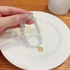 Fresh Blue Beaded Bracelet for Women All-Match — feature 6