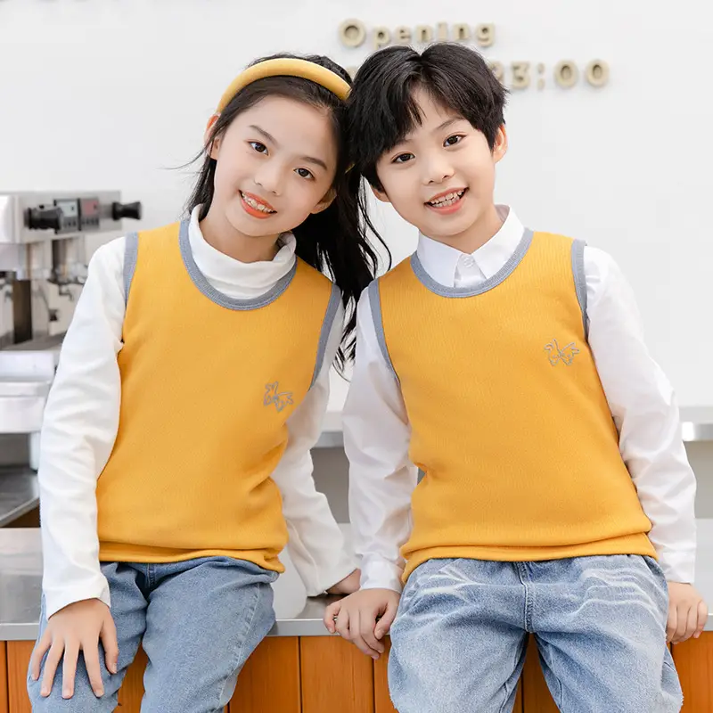 Children's Fleece Warm Vest Multi Color Medium to XL - Image 11