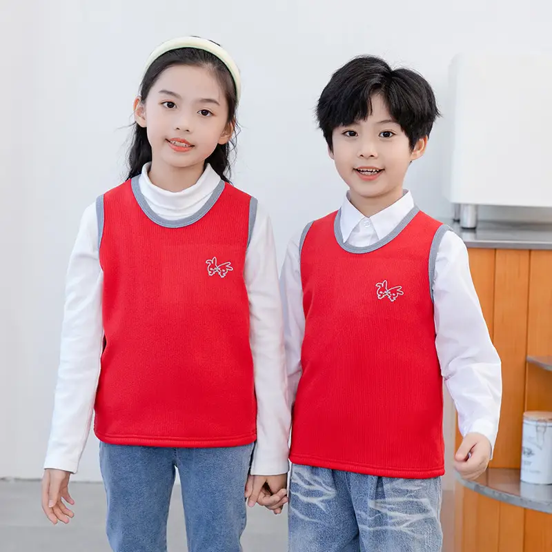 Children's Fleece Warm Vest Multi Color Medium to XL - Image 2