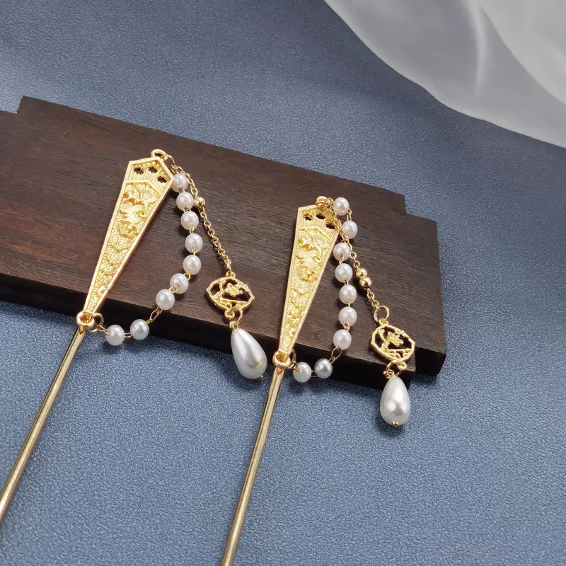 Antique Tassel Hairpin for Women Daily Step Plate - Image 5