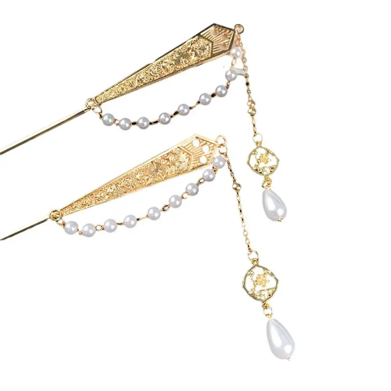 Antique Tassel Hairpin for Women Daily Step Plate - Image 6
